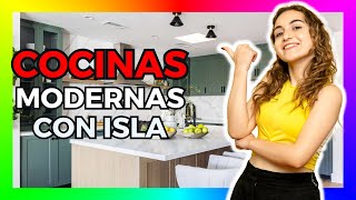 🍳 ¿Cómo decorar COCINAS Modernas con Isla ? 🥇 Mejores tips para aprovechar al máximo el espacio