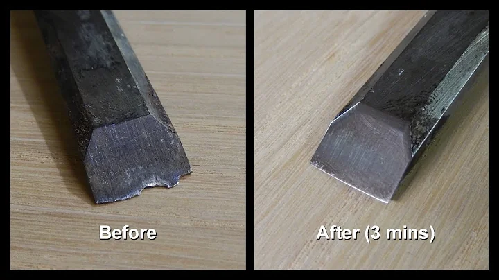 The Tormek T7 - 5 Minute Chisel Sharpening Challenge