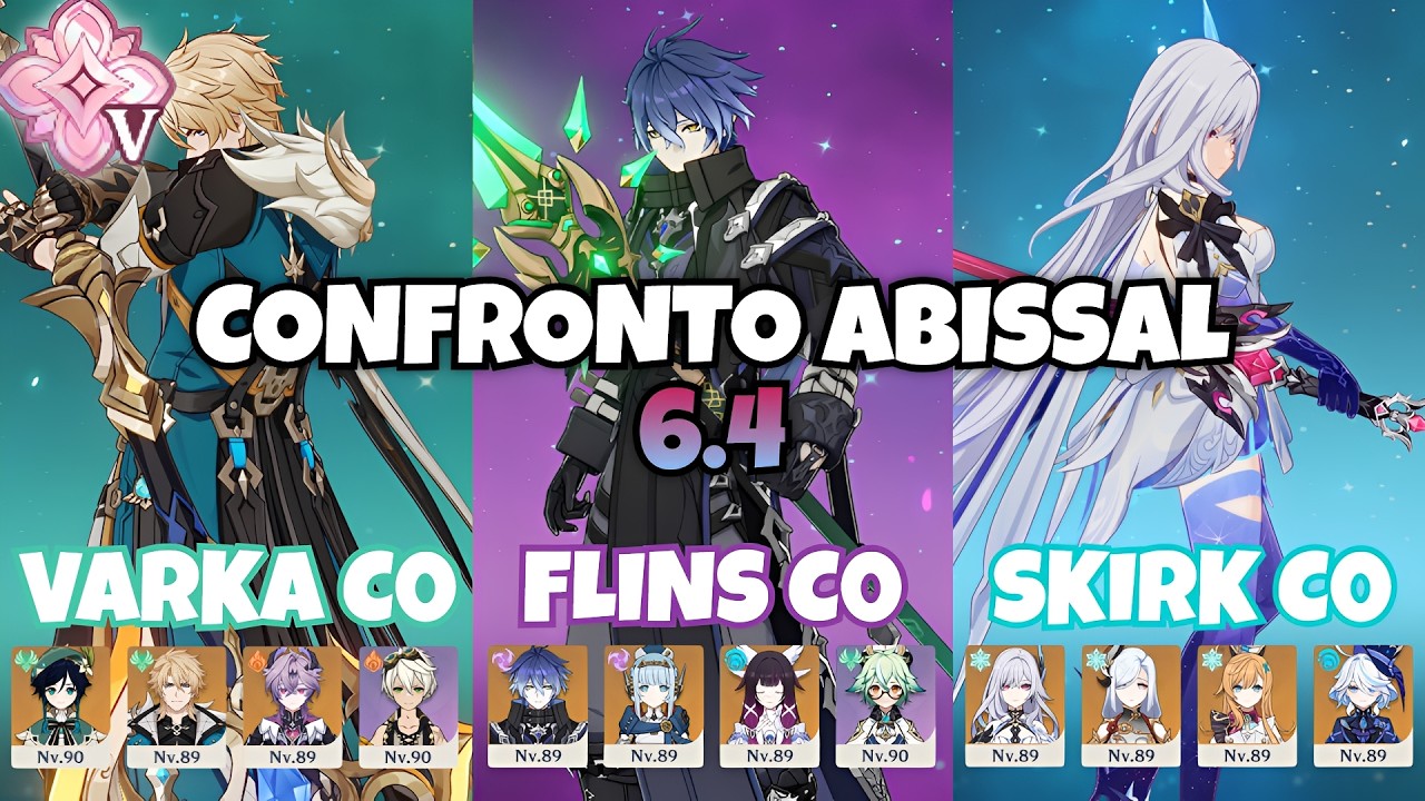 NOVO CONFRONTO ABISSAL 6.4 | MODO DESTEMIDO | Genshin Impact