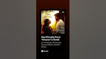 Thumbnail of 'Hey Minnale' by Amaran#g v prakash#haricharan#shweta mohan#karthik netha