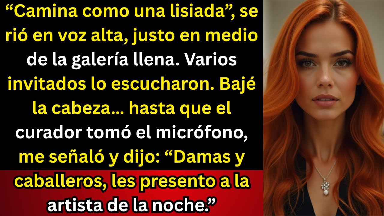 “Camina como una lisiada”, se burló mi esposo en la exposición de arte — hasta que el curador me...