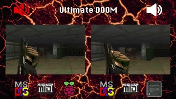 [OVM] Ultimate DOOM (mt32-pi, General MIDI vs EMU10K1, General MIDI)