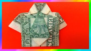 como hacer una camisa con un dolar?Figuras con billetes - Origami -  Figures with banknotes