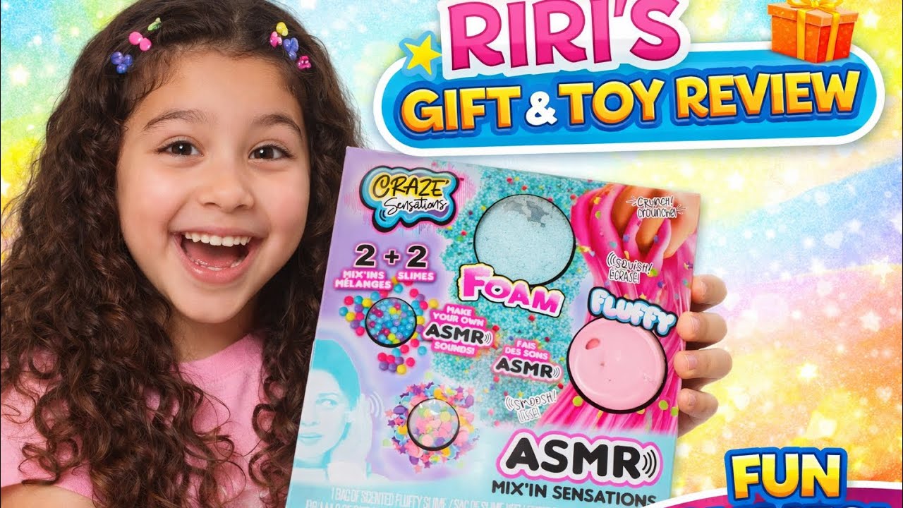 ASMR Slime Surprise!Mixing Foam & Fluffy Slime |Riri's