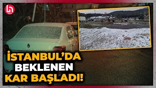 Meteoroloji Günler Öncesinden Uyarmıştı İstanbulda Beklenen Kar Yağışı Başladı