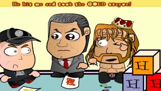 Chibi Wrestlers in Kindergarten in Higher Quality (WWE Parody)