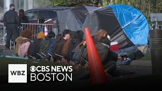 More than 100 proPalestinian protesters removed from Northeastern University