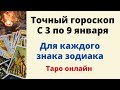 Точный гороскоп с 3 по 9 января. Для каждого знака зодиака.