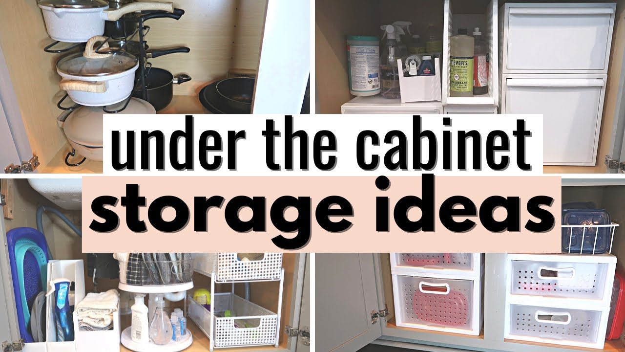 How to Organize the Cabinet Under the Kitchen Sink