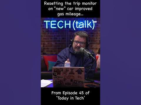 Resetting the trip monitor on 'new' car improved my gas mileage - YouTube