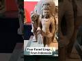 Four Faced Linga Chaturmukha Linga From Indonesia Shiv Linga Shivling Sculpture Viralshorts