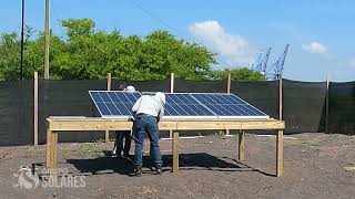 Instalación de un sistema con paneles y baterías en el Puerto San José by Grupo Solares 1,483 views 2 years ago 1 minute, 24 seconds