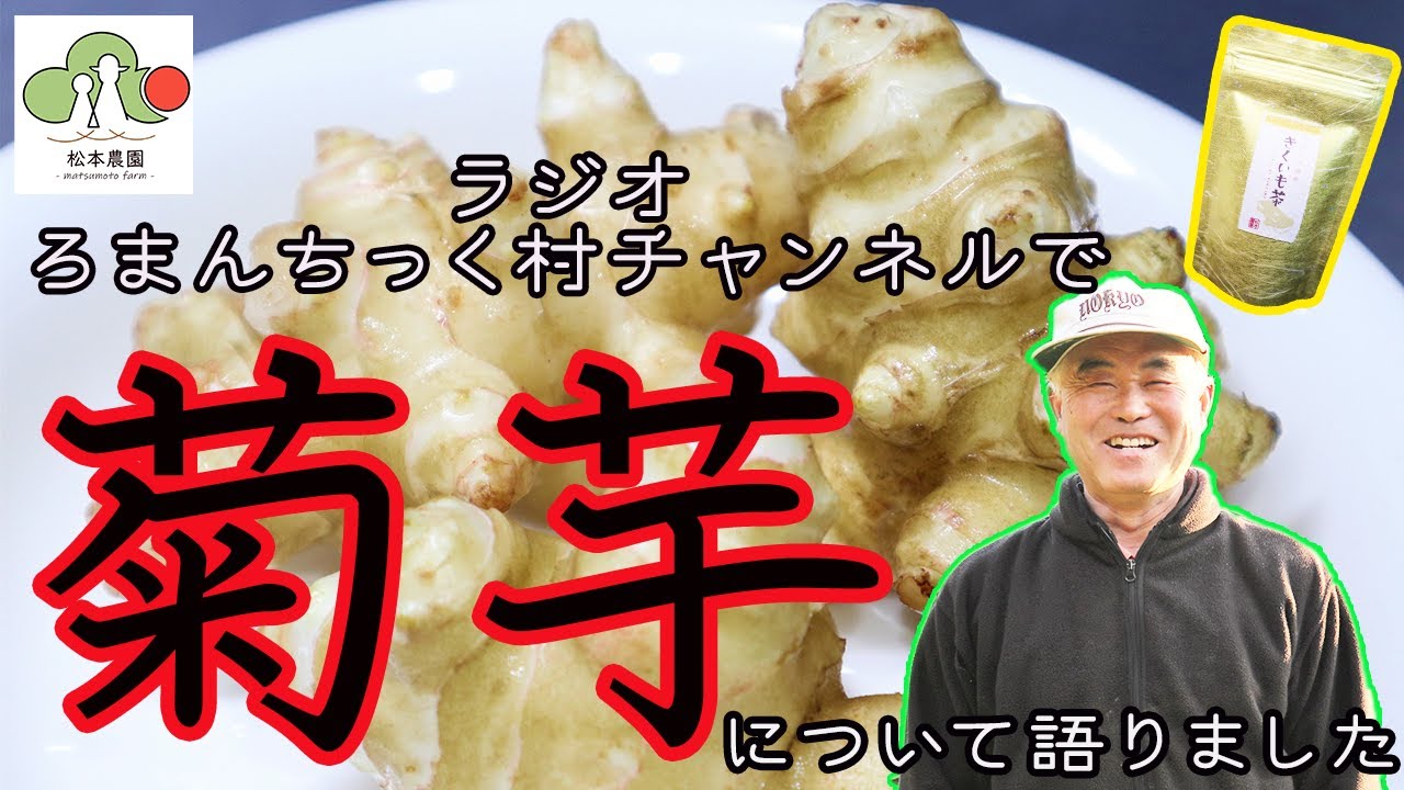 菊芋の魅力満載 ラジオで菊芋について語りました ろまんちっく村 菊芋 菊芋茶 ラジオ Youtube
