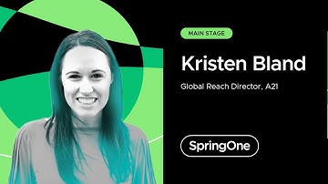 Ajay Patel with Kristen Bland A21 at SpringOne 2021