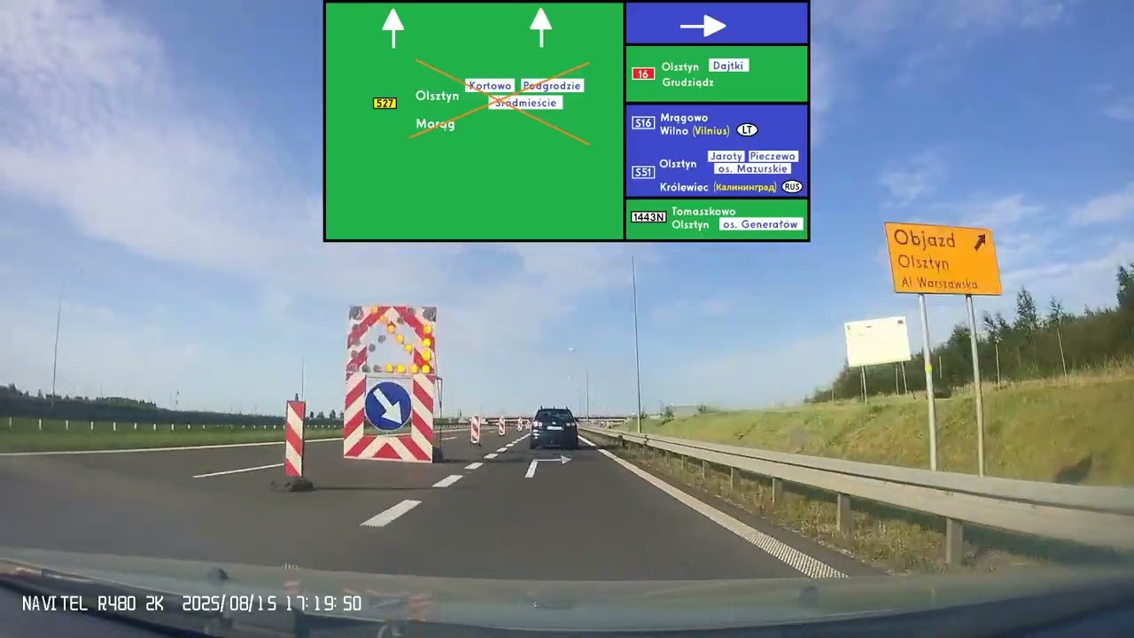 S51, S16: Olsztynek - Olsztyn + obwodnica Olsztyna