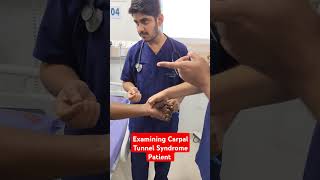 Examining Carpal Tunnel Syndrome Patient ..#drsaichandra #carpaltunnelsyndrome