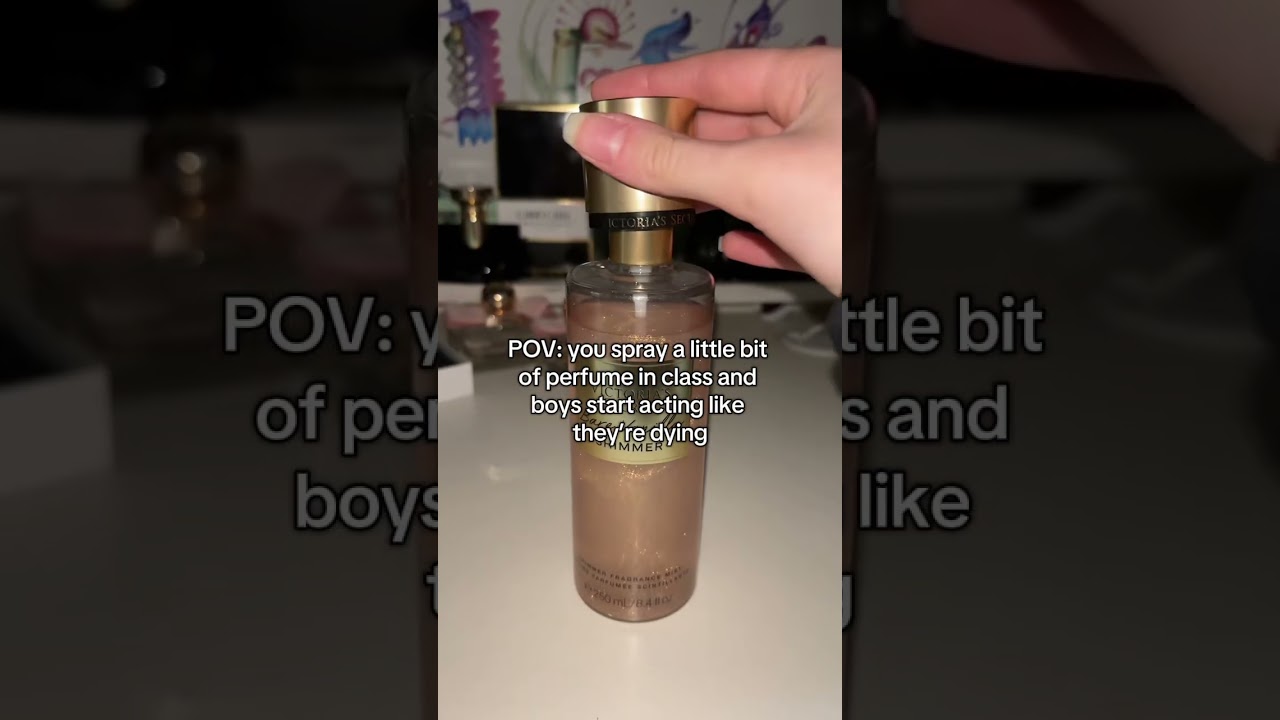 When u spray perfume in class 