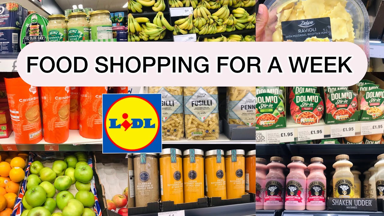 HUGE GROCERY SHOPPING FOR A WEEK, SHOP WITH ME LIDL UK, CHEAPEST