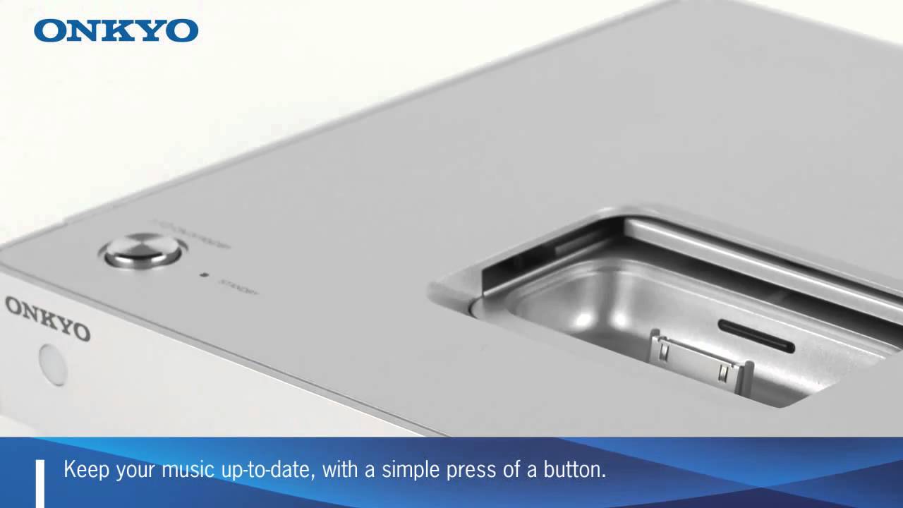 ONKYO ND-S1 Digital Media Interface (iPod Dock) - YouTube