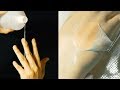 乾いた液体ノリを剥がす快感 | ASMR Hand Peeling