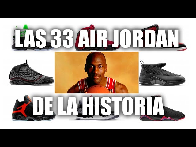 Todas las Air Jordan de la historia: ¿con cuál te quedas? I MARCA - YouTube