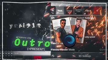 Ae Editors Like Outro On Node Video (+Preset) Nidvek Edit 