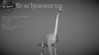 Lowpoly Brachiosaurus