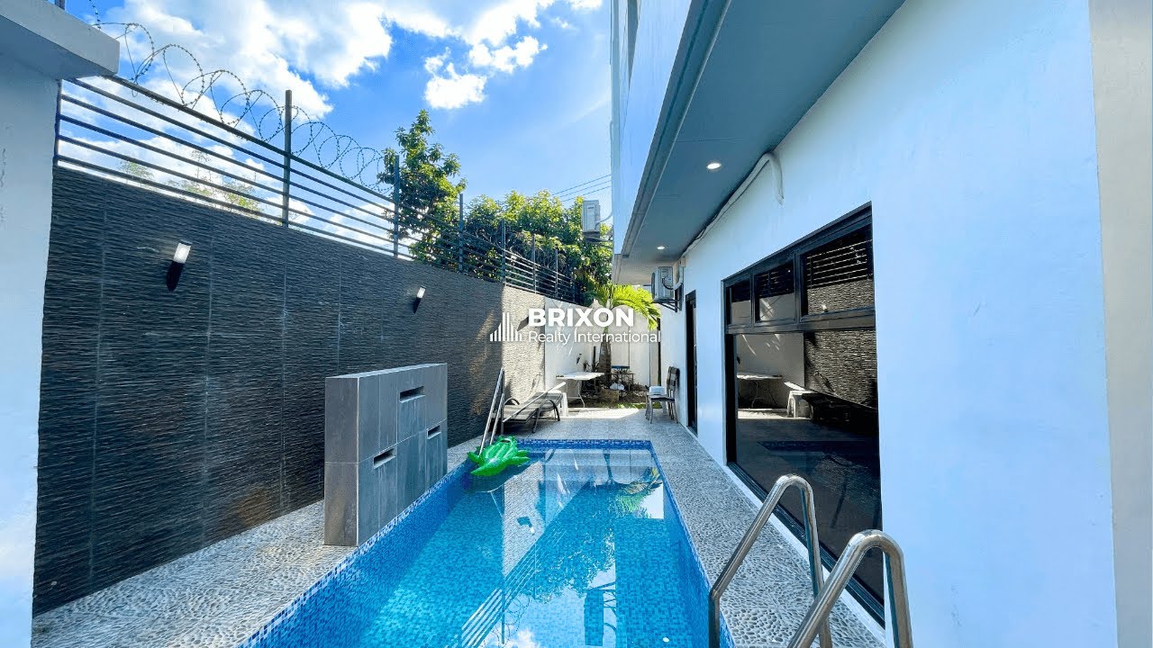 Furnished Modern House with Pool for Sale In Angeles City, Pampanga, Clark