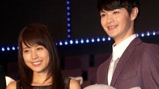 有村架純　女優は「大きな決断」と振り返る　映画「JUDGE／ジャッジ」初日舞台あいさつ