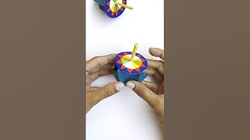 How to make squid game spinner Top || how to make spinning toy || squidgame toy making