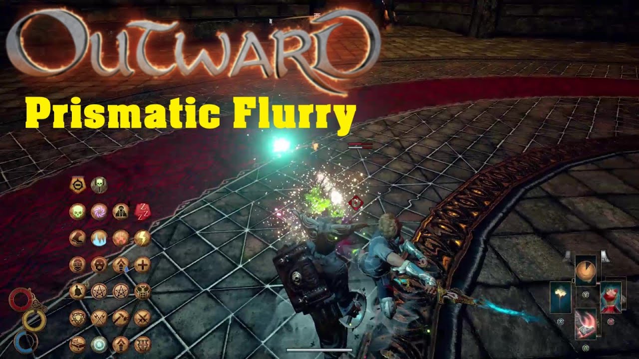 【Outward】物质世界 Elemental Prismatic Flurry Vs Brand Squire (11Sec)