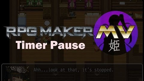 RPGMaker MV: Timer Pause