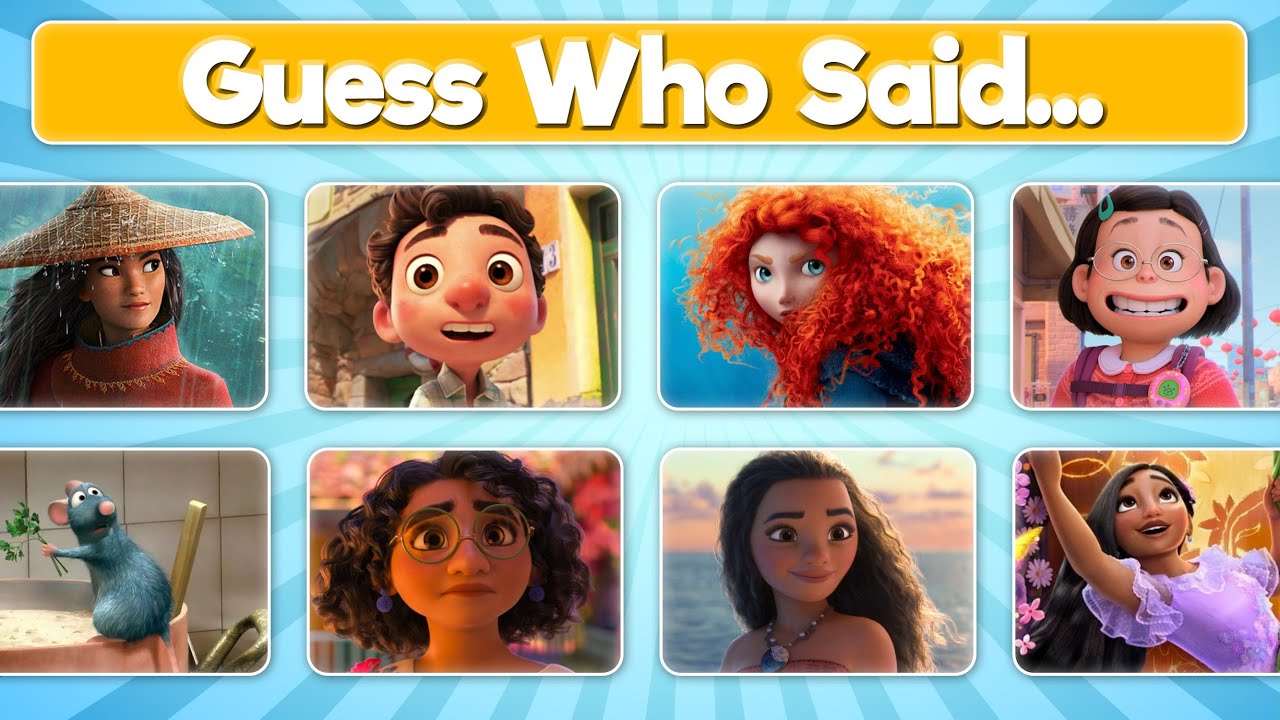 Guess Who Said... Disney Quotes Quiz