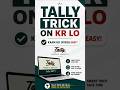 tally trick #tally #beginner #tips
