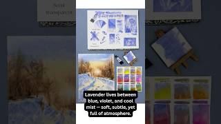 Exploring the Atmospheric Beauty of Lavender in Watercolor