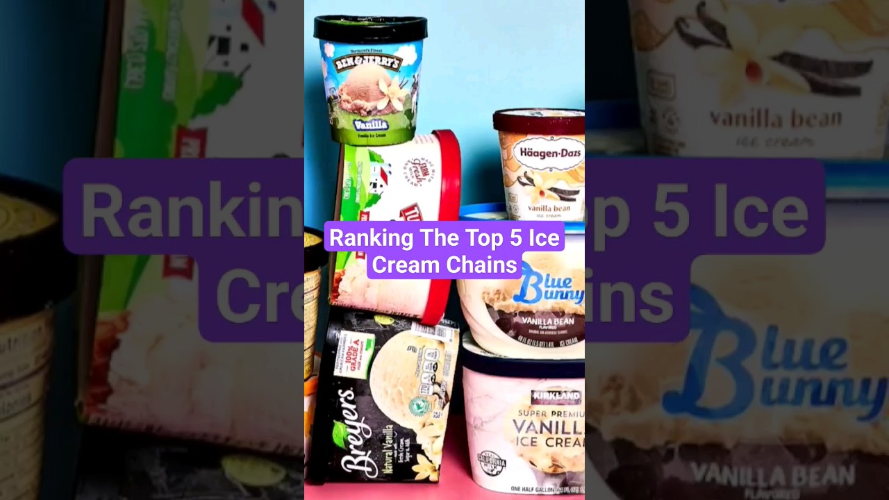 Ranking The Top 5 Ice Cream Chains 