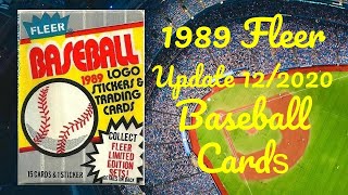 1989 Fleer Baseball Cards - 10 Most Popular
