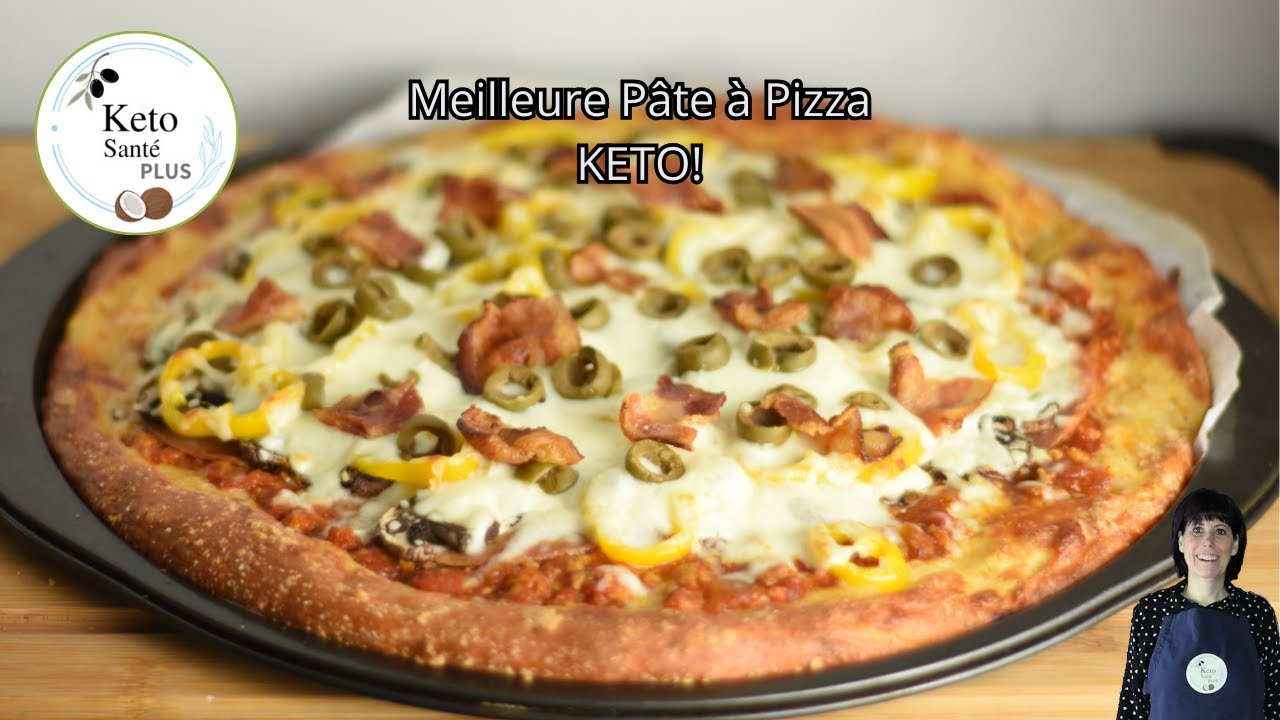 Pâte à Pizza KETO Facile (Fat Head) – Moelleuse, Croustillante et Sans Gluten !🍕