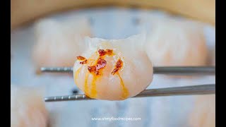 How To Make Har Gow Shrimp Dumplings Authentic Dim Sum Recipe At Home