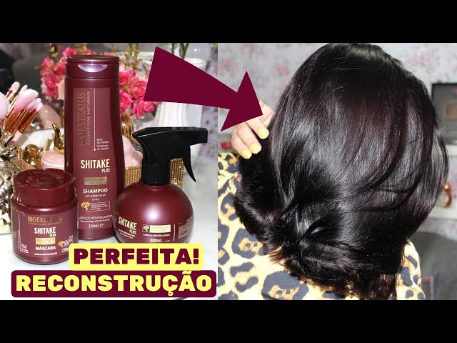 Resenha Máscara Shitake BioExtratus  Cabelo, Cuidados com o cabelo,  Nutrição para cabelo