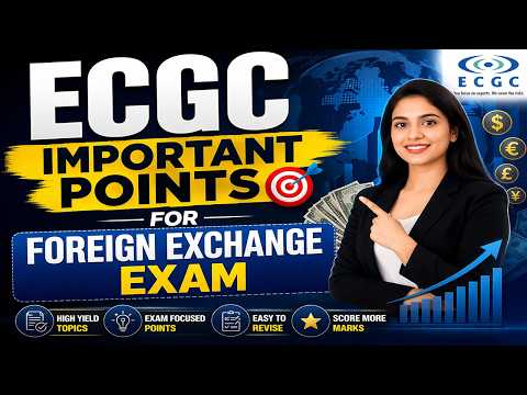 ECGC IMPORTANT POINTS #internationaltradefinance #foreignexchange