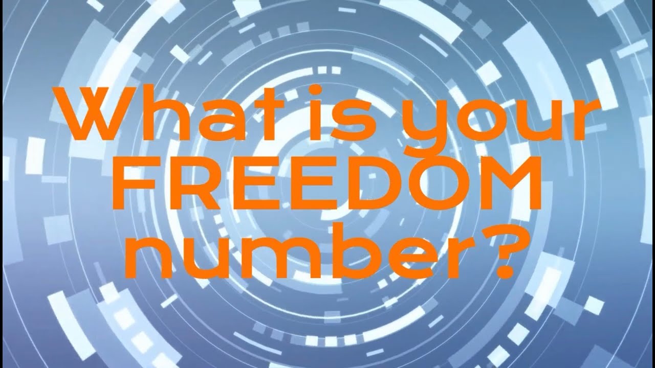 What's your FREEDOM number?  with Lars Hedenborg