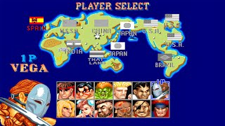 VEGA ➤ Street Fighter II' Champion Edition ➤ (Hardest) ➤ 4K 60 FPS