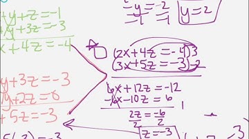 3.5 solving three variable systems