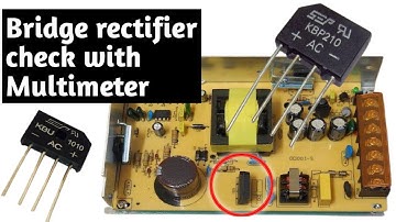 How to Test a Bridge Rectifier Diode with Digital Multi-meter Urdu/Hindi