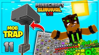 Minecraft Survival 1.19 - Fiz uma mobtrap gigante no meu mundo #11