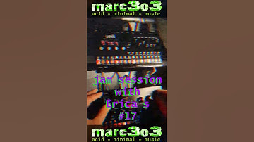 erica synths LXR-02 & Bassline DB-01 quick Jam Session