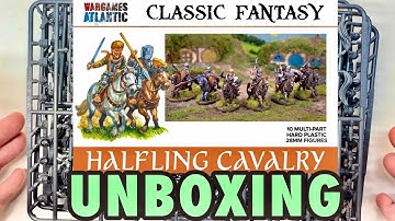 Let’s Look at Wargames Atlantic Halfling Cavalry | Plastic Miniature Review 