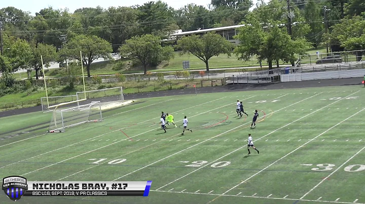 2019 09 08 BSC U16 Academy vPA Classics Nick Bray ...