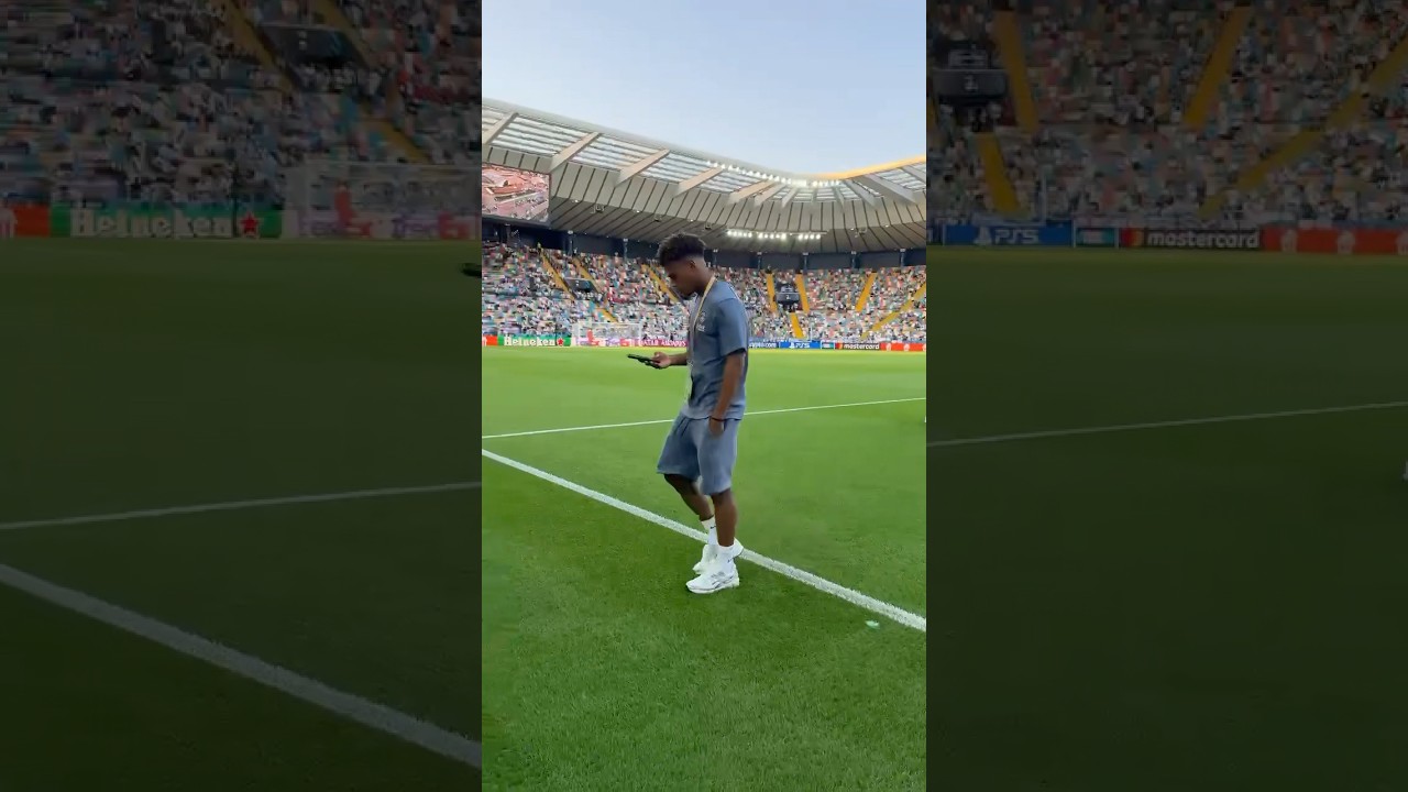 Doué, locked in. 🫡#SuperCup